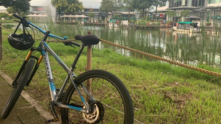 Biking in Nuvali ,laguna ,Philippines