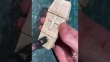 How to Make a Realistic Miniature Coffin!! - Miniature Modelmaking #shorts