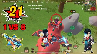 OMG!! SOUTH 1 VS 8 LEGENDARY | DUO VS SQUAD 21 KILL | SOUTH SAUSAGE MAN