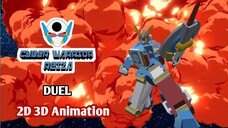 Cyber Warrior Reiza Eps. Duel | Animasi 2D 3D | Animasi Indonesia | Bikin hanya pakai HP