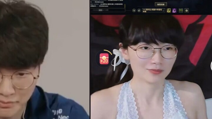 Faker đã vô cùng kinh ngạc khi thấy phiên bản nữ của Faker cởi áo khoác