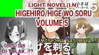 BEGINILAH NASIB MISHIMA DI ENDING(AKHIR)LIGHT NOVEL VOLUME 5 HIGE HIRO/HIGE WO SORU