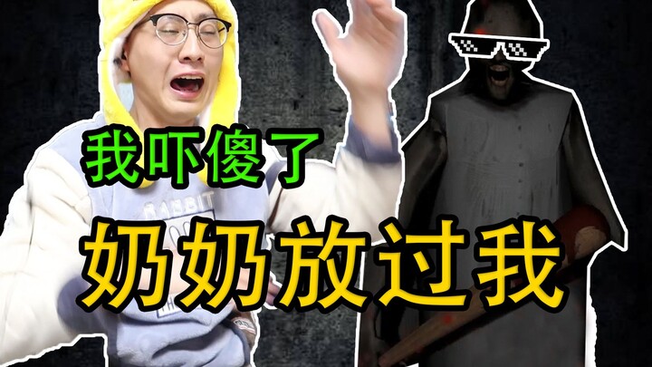 胆小UP主戏耍恐怖奶奶，惨遭奶奶爆锤