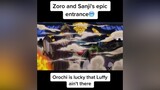 Could this be one of the best entrances in One piece? onepiece onepieceedit zoro sanji strawhats entrance  foryou fyp fy viral meliobaby