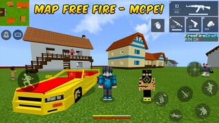 Map Free Fire In Minecraft - Full Command + Addon Free Fire Mcpe! V03