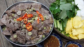 Bắp bò hấp riềng sả mắm nêm - Bin Đen Miền Tây # 244