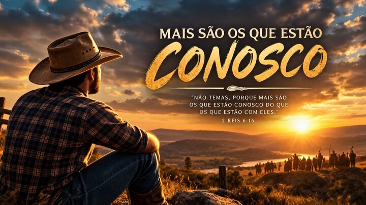 MAIS SÃO OS QUE ESTÃO CONOSCO | Louvor Gospel Inspirador | Fé e Confiança em Deus