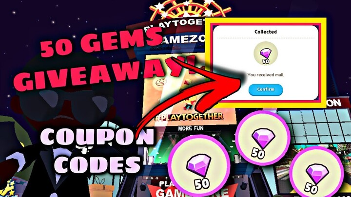 PLAY TOGETHER | ASIA | 50 GEMS COUPON CODE REDEEM GIVEAWAY! THERE'S MORE!! #PlayTogether #PT #Haegin