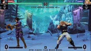 KOF15　拳皇ウィップ　数少ないウィップ使い　クリスの２７HITコンボも強すぎる