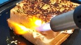 Food making- Korean leek toast