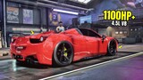 Need for Speed Heat Gameplay - 1100HP+ FERRARI 458 SPIDER Customization | Max Build