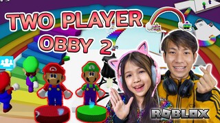 ด่านสามัคคี คือพลังรวมกันเราอยู่สู้ๆ ไปด้วยกัน ลุยTwo player Obby 2 ด่านที่ 6  Roblox