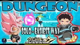 KOKU BLACK PINK BEATING DUNGEON SOLO (EASIEST WAY) - ALL STAR TOWER DEFENSE