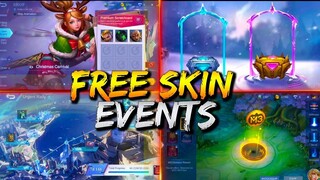 FREE SKIN EVENTS | FREE RECALL EFFECT | FREE HERO | ROGER PRIME SKIN PRICE | WINTER PARTY BOX | MLBB