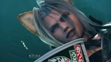 FF VII Rebirth but just Sephiroth in fox ears selling you udon