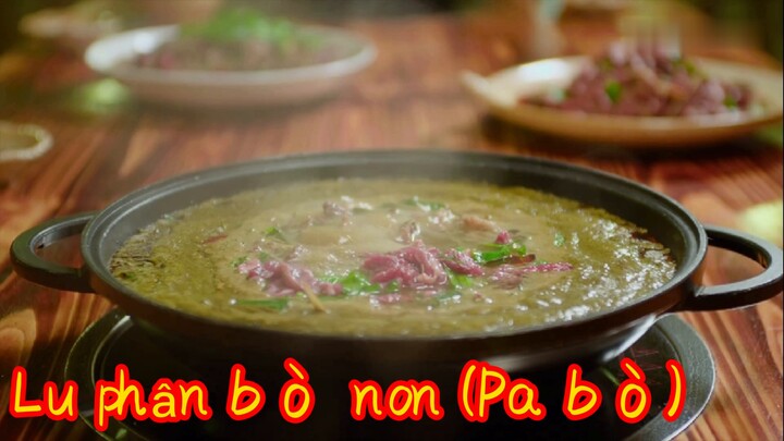 Lẩu phân bò non (Pịa bò)