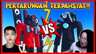 SIAPAKAH PETARUNG TERKUAT?? SPEAKER TITAN & CAMERA TITAN VS SKIBIDI TOILET!! Feat @sapipurba  Roblox