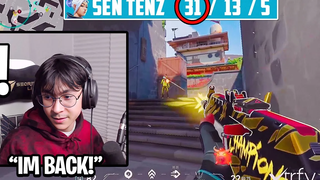 TenZ กลับมาสตรีม Valorant แล้ว Gets Insane 31 สังหารบน Jett VALORANT