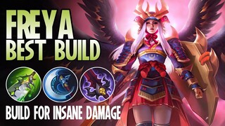 Freya Best Build For 2021 | Top 1 Global Freya Build | Freya Gameplay - Mobile Legends: Bang Bang