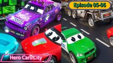 Hero Cars City (Season 1) (Episode 5-6) Compilation 9 Menit