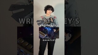 Crafting Wriothesley‘s gauntlet #anime #cosplay #wriothesley