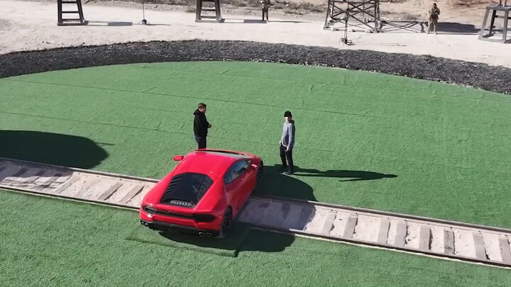 Stop the train , Win a Lamborghini 😱