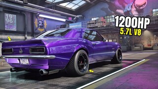 Need for Speed Heat Gameplay - 1200HP+ CHEVROLET CAMARO SS Customization | Max Build