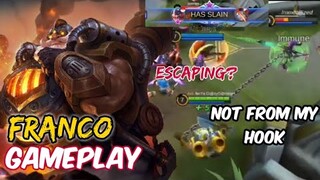 FRANCO HIGH PREDICTION HOOK GAMEPLAY | MOBILE LEGENDS