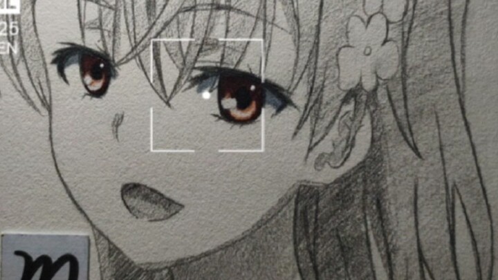 [วาดด้วยมือ] คราวนี้ฉันจะวาดกระบวนการวาดภาพด้วยความเร็วดั้งเดิมของ Misaka Mikoto บนกระดาษสเก็ตช์