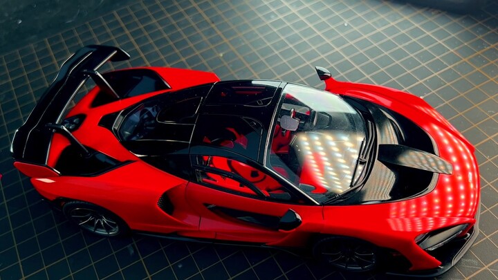 Mẫu xe của Jay Chou giống hệt McLaren Senna (mẫu muốn được đánh bóng từ tối đến sáng)