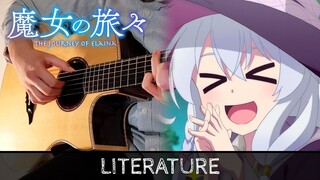 【Majo no Tabitabi: The Journey of Elaina OP】 Literature - Fingerstyle Guitar Cover 「魔女の旅々」