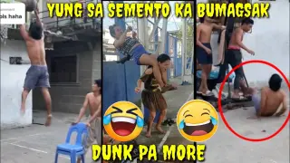 Yung sa semento Ang bagsak mo' Super dunk, Hilot later' 🤣😂| Pinoy Memes, Funny videos compilation