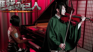 Servants War" Huang Pinshu Kathie Violin x @Rus Piano ไวโอลินปอเปี๊ยะรส Ru x เวอร์ชันเปียโน