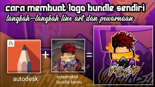 speed drawing membuat logo bundle sendiri #freefire