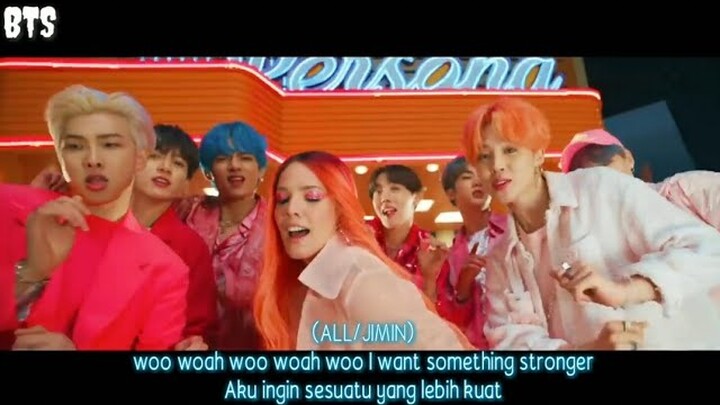 [INDO SUB/ROM] BTS (방탄소년단) '작은 것들을 위한 시 (Boy With Luv) feat. Halsey'