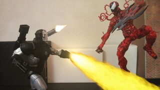 Carnage vs War Machine (STOP MOTION)(SHORT)