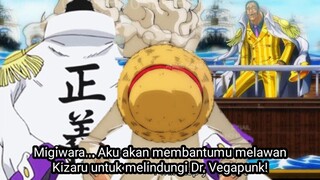 MAKIN SERU! FUJITORA BERALIANSI DGN LUFFY UTK KALAHKAN KIZARU DAN CP0 - ONE PIECE