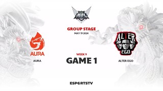 Alter Ego vs Aura GAME 1 MPL ID S13 | AURA VS AE ESPORTSTV