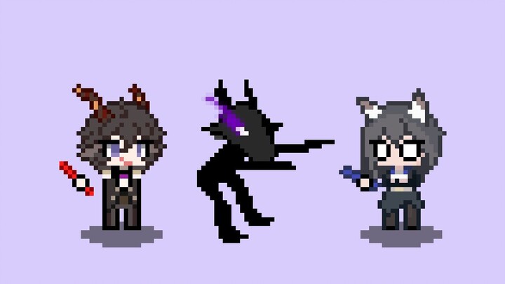 [Pixel Ark] Electric rock taunt, but it is the black key that taunts Gertrude