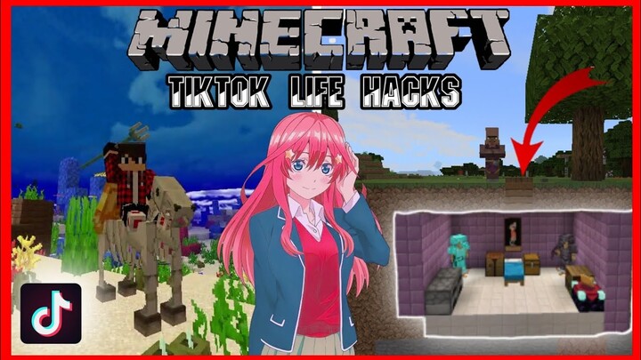 Mencoba 7 Minecraft Hacks Yang Ada Di Tik Tok #3