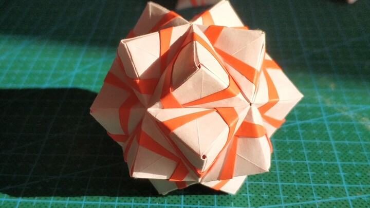 【Origami】Màn hình quả cầu hoa