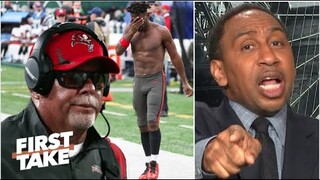 FIRST TAKE | Stephen A. STRONG REACT to Bruce Arians admits he feels "bad" for Antonio Brown