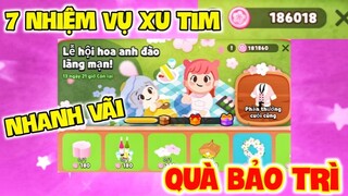 PLAY TOGETHER | Quà Bảo Trì 7 NHIỆM VỤ HOA ANH ĐÀO VÀ CÁCH CÂU CÁ XIÊM