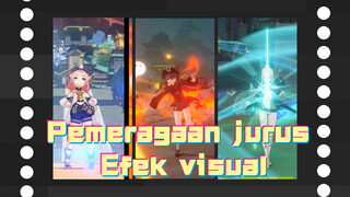Pemeragaan jurus Efek visual
