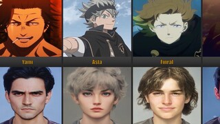 Real Life Version of Black Clover Characters