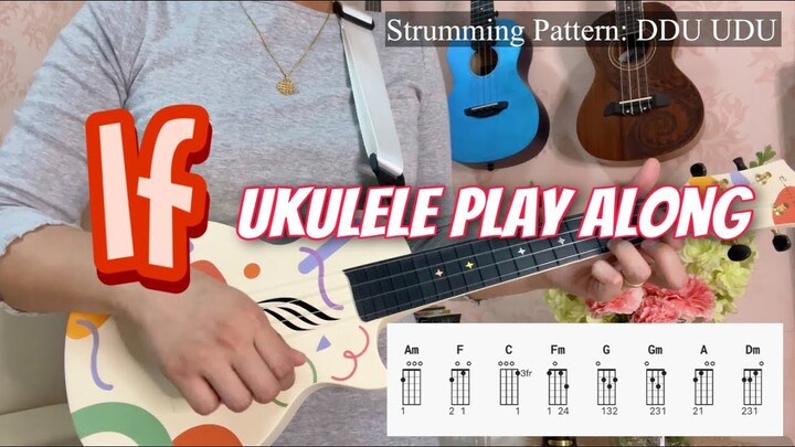 IF | Bread | UKULELE PLAY ALONG (Easy chords, No Barre Chord, No capo)