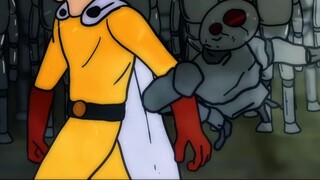 4 serangan super beruntun Saitama || Doujinshi One Punch Man 155