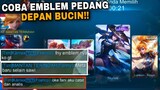 COBA FANNY EMBLEM PEDANG DEPAN 2 BUCIN!! MUSUH AUTO NGAMUK NGAMUK KWKW!!