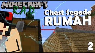 BIKIN CHEST BESAR, BUKA LOOT CHEST, MASUK MANSION [MINECRAFT RAD MODPACK INDONESIA] #2