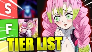 All HASHIRAS from DEMON SLAYER Ranked (According to Anime and Manga) | Loginion